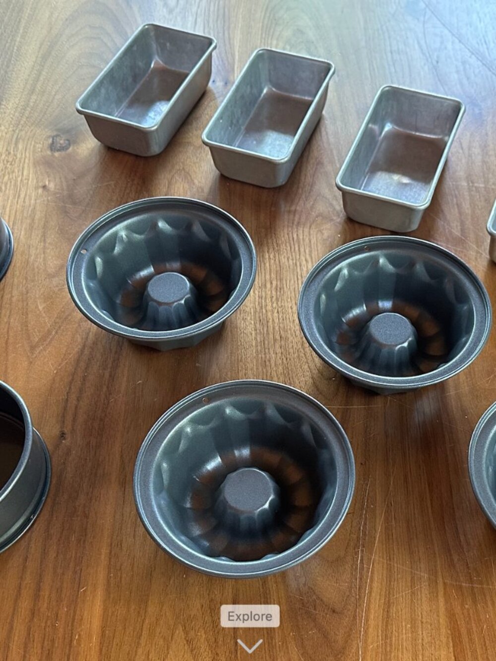 10 Piece MINI BAKING PANS ~ Springform, Bundt, Loaf